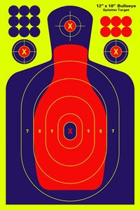 Adesivi Bersaglio Istantanei 12x18 Pollici, Autoadesivi ad Alta Visibilità, Accessorio per Allenamento di Tiro - Product Image 4