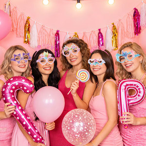 <b>Mermaid</b>-<b>Themed</b> Paper Glasses Party Props For <b>Birthday</b> Photo Booth Decorations Fashion Accessories - Product Image 3
