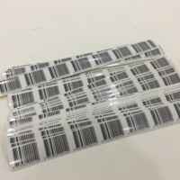 Étiquettes autocollantes en vinyle imperméable personnalisées avec code-barres et code QR, découpées à la forme, pour l'emballage des produits