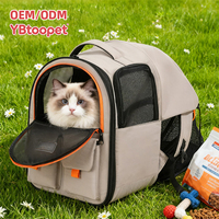 Sac à dos de transport pour chat extensible et portable, ventilation complète, imperméable, petit sac à dos de voyage pour chien