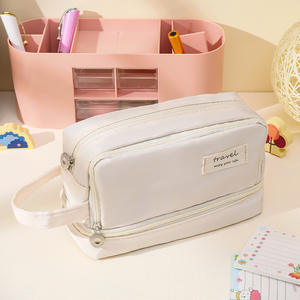 Cerniere di grande capacità con impugnatura speciale <span class=keywords><strong>astuccio</strong></span> in <span class=keywords><strong>astuccio</strong></span> rettangolare oxford astucci per ragazze adolescenti - Product Image 6