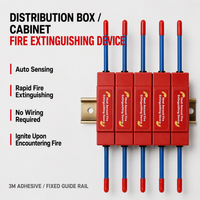Système d'extinction d'incendie automatique par aérosol ZHONGSU, type coulissant, montage sur rail, extincteur pour station de recharge de véhicules électriques, salle électrique
