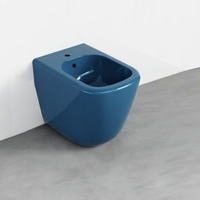 WC rond carré, bidet, carrelage en pierre, toilette, cuvette de toilette, commode, bidet portable, support de bidet, cuvette de toilette murale colorée, cuvette de toilette sanitaire