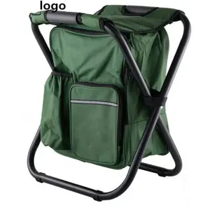 Offre Spéciale léger Portable Freestyle Camping chaises toile imperméable avec cadre en aluminium Design moderne sac à dos en plein air