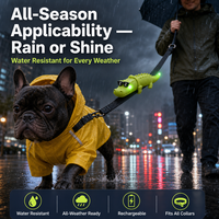 Nouveau Collier Lumineux LED Anti-Perte Anruikun 2026 de Haute Qualité pour Chiens et Chats (Crocodile) – Idéal pour Noël et les Chihuahuas