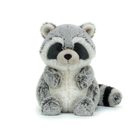 Peluche personnalisée en forme de raton laveur, double couture, jouet en peluche doux pour la décoration de la maison, cadeau promotionnel d'entreprise