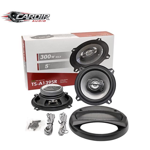 5 Inch 2-Way Coaxial Car Speakers 300W 12V CR-A1395R Full Range Vehicle Audio Speakers Ready to Ship