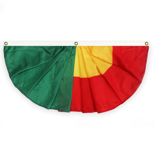 <span class=keywords><strong>2022</strong></span> nueva bandera nacional, Bandera <span class=keywords><strong>de</strong></span> medio ventilador hecha <span class=keywords><strong>de</strong></span> poliéster duradero, con la bandera <span class=keywords><strong>de</strong></span> Afganistán - Product Image 3