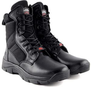 Chaussures de sécurité à embout en acier pour hommes, bottes de travail industrielles, anti-écrasement, résistantes aux perforations, antidérapantes, légères - Product Image 1