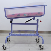 Berceau d'hôpital de luxe pour bébé, lit médical en plastique pour bébé