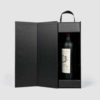 Best verkochte aanpasbare UV-print matte laminatie embossing flesverpakkingen op maat gemaakte premium wijngeschenkdoos voor fabrieken