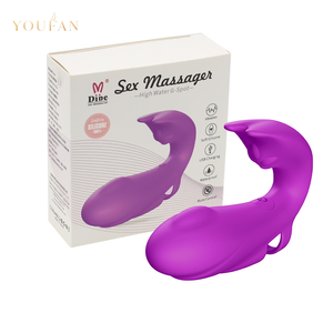Großhandel <span class=keywords><strong>Tibe</strong></span> Lord Vibrationsring Tragbar Wasserdicht USB-Aufladung Weiches Silikon Vaginalvibrator Geräuscharm Steuerbar für Männer Frauen - Product Image 5