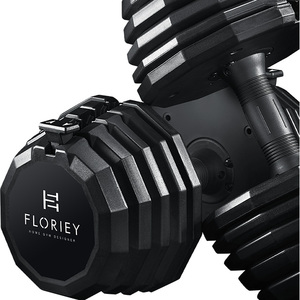 10 to 50LB <b>Adjustable</b> <b>Dumbbells</b> Black Weight Lifting Fitness Equipment <b>Dumbbell</b> <b>Set</b> - Product Image 4