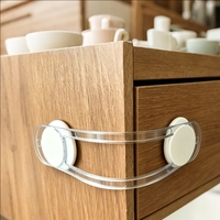 Verrou de sécurité anti-pincement pour porte de réfrigérateur moderne 3M, pour usage en bâtiment, en TPE+ABS