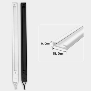 Magnetic LED Strip Guide Rail Slot 18mm Width IP43 Protection For Supermarket Shelves <b>Display</b> <b>Cases</b> - Product Image 1