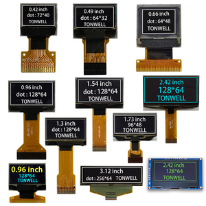 Tonwell linh hoạt OLED hiển thị 0.42/0.49/0.66/0.96/1.3/1.54/1.73/2.42/3.12 inch nhỏ Màn hình OLED đơn sắc màn hình hiển thị <span class=keywords><strong>LCD</strong></span> - Product Image 1