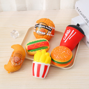 Hot Dog Squeeze <b>Toys</b> Cute Soft <b>Squishy</b> Fidget Food for Anxiety Relief TPR Material Unisex Kids & Adults Gifts - Product Image 2