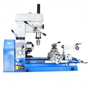 Máquina de Perforación y Fresado de Metal Multifuncional AT300, 220V, Mini Torno de Uso Doméstico, 6 Velocidades, Alta Rigidez - Product Image 3