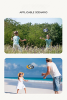 WIN.MAX Prix d'usine, Anneau volant et disque volant en néoprène souple, Logo personnalisé, Jouet d'extérieur pour l'été, la plage et la piscine, pour enfants et adultes