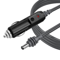 Cordon adaptateur allume-cigare 12V-24V vers DC5521 avec contacts métalliques pour Starlink Mini, idéal pour voitures, camping-cars, camions et yachts – Vente directe usine