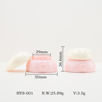 Boîte personnalisée unique pour masque à lèvres 3,5g, baume à lèvres avec pinceau en silicone, pot mignon pour boue à lèvres, fabricant d'emballages cosmétiques
