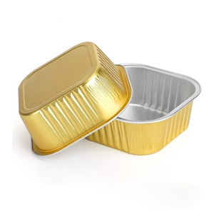 RE3G Vente en gros de moules à pain jetables en aluminium Plaque de cuisson carrée en aluminium avec couvercles - Product Image 1