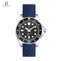 Montre automatique de plongée vintage de luxe pour homme ROYAL BEAR, mouvement japonais NH35, étanche 100 m, acier inoxydable