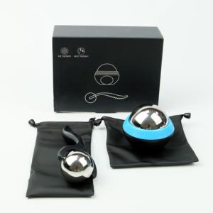 Set terapi panas dingin: bola pijat & rol otot baja tahan karat isi cairan, untuk pereda dan pemulihan tisu dalam - Product Image 4