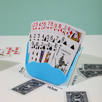 Support de jeu de table portable multi-usages, support de poker mains libres, support de cartes en plastique, support de cartes à jouer