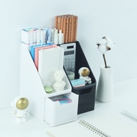 Boîte de rangement pour télécommandes de grande capacité pour bureau, boîte de rangement pour articles divers pour salon, boîte de rangement pour cosmétiques