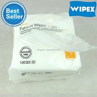Lingettes sèches pour patients Airlaid, lingettes absorbantes, 100% pâte de bois, papier d'infirmière