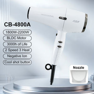 Secador de Pelo Profesional CHAOBA, Iónico de 2200W, Secado Rápido y Silencioso, con Boquillas Concentradoras Estrechas y Anchas, 3 Ajustes de Calor y 2 de Velocidad - Product Image 6