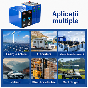 Celdas prismáticas LiFePO4 StocK UE Polonia MB31 de 314 Ah y 3.2 V, Clase A, 8000 ciclos, 4-16 unidades para almacenamiento solar DIY de 12V-51.2V - Product Image 4