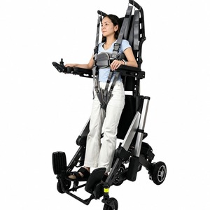 Robot de Asistencia para Caminar, Silla de Movilidad Eléctrica con Función de Pararse y Acostarse, Control Remoto Inalámbrico para Cuidadores - Product Image 3