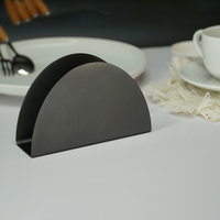 Boîte à mouchoirs en acier inoxydable de fournitures d'hôtel pratiques avec propre logo personnalisé en gros