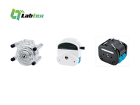Pompe péristaltique LABTEX, type à débit, avec tête de pompe multicanal, machine de remplissage industrielle portable pour laboratoire