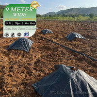 Toile de paillage tissée anti-mauvaises herbes Chaq 10 ans de durée de vie, stabilisée aux UV, 120 g/m², en PP haute résistance, pour vergers et vignobles