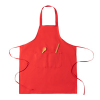 Tablier de cuisine de nettoyage en polyester antisalissure imprimé de logo personnalisé en gros