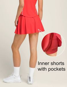 定制氨纶尼龙女网球服锻炼穿运动裙2件套服装瑜伽套装健身房健身套装 - Product Image 2