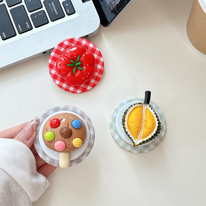 Soporte magnético telescópico universal para teléfono con diseño de tomate, fresa, galleta, anillo de aire para PC y soporte en forma de M - Product Image 4