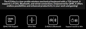 <span class=keywords><strong>Alibaba</strong></span> Online Winkelwebsite Keychron K3 Max Qmk Via Draadloos Aangepast Mechanisch Toetsenbord - Product Image 5