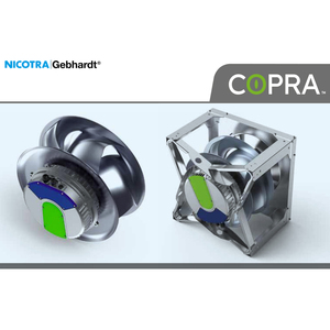 Ventiladores Radiales de Accionamiento Directo Nicotra Gebhardt PA-C50-LM56-C0000 643*630mm 480V IE6, Ventiladores HVAC, Ventiladores Centrífugos, Ventilador COPRA con Enchufe EC - Product Image 4