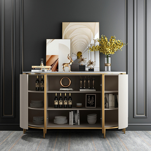 Consola de esquina de pasillo de acero inoxidable, mesa decorativa para sala de estar, mesa de consola - Product Image 4