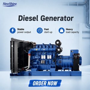 SinoShine Portable Diesel Generator 10kva 8kw Single Phase Electric Start Silent Low Noise Home Use CE Certified