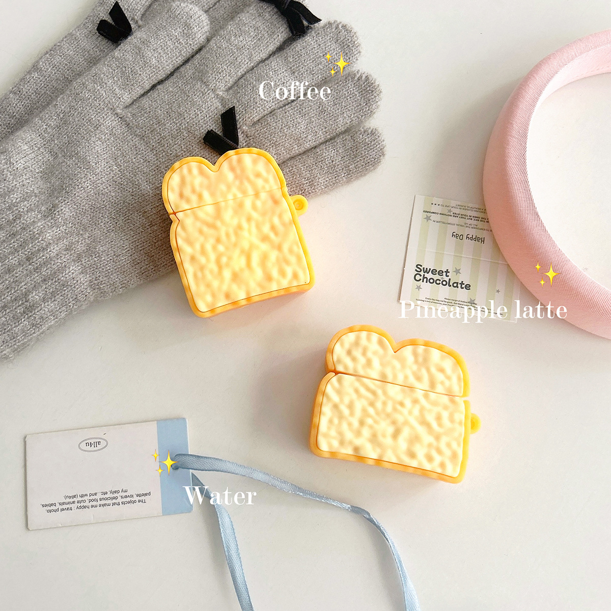 Estuche para auriculares Pan tostado