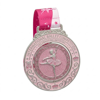 Médaille de Danse Rotative Scintillante en Émail de Qualité Supérieure pour Compétition d'Arts Scéniques – Offre Spéciale