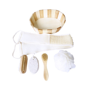 Ensemble de bain en loofah de <span class=keywords><strong>konjac</strong></span> naturel pour femmes, <span class=keywords><strong>éponge</strong></span> <span class=keywords><strong>exfoliante</strong></span> en loofah, brosse pour le dos, brosse pour le corps, <span class=keywords><strong>éponge</strong></span>s de douche en loofah - Product Image 1