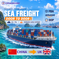 Service fiable de transport maritime Chine-Royaume-Uni DDP porte-à-porte LCL FCL Amazon FBA, service d'expédition de conteneurs généralistes