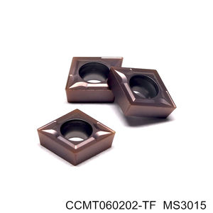 Insertos Triangulares de Carburo DINGLI CCMT060208-TF para Torneado Interno, Hoja de 12.7mm, Grosor de 4.76mm, Recubrimiento Personalizado, Torno CNC OEM - Product Image 3