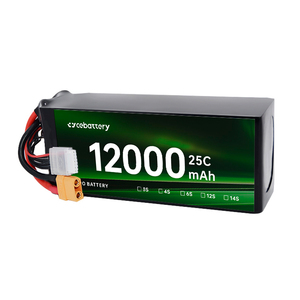 CEBATTERY Paquete de Baterías de Iones de Litio al por Mayor de 12000 mAh, 7.4 V, 3.7 V para Helicópteros RC, Batería 2S 3S 6S 12S, 10000 mAh-6S, Iones de Litio al por Mayor - Product Image 1